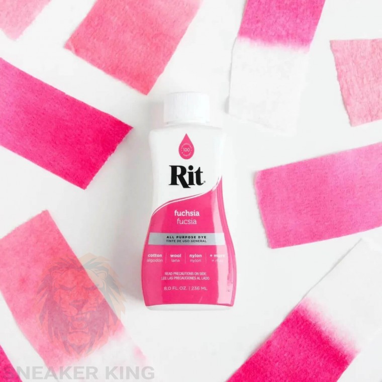 Барвник для натуральних тканин RIT All-Purpose Dye Fuchsia (яскравий рожево-малиновий), 236 мл